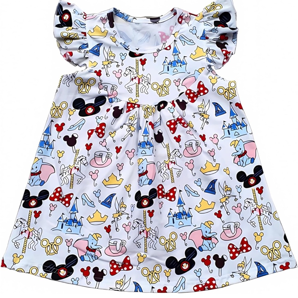 Colorful DisneyWorld Themed Dress